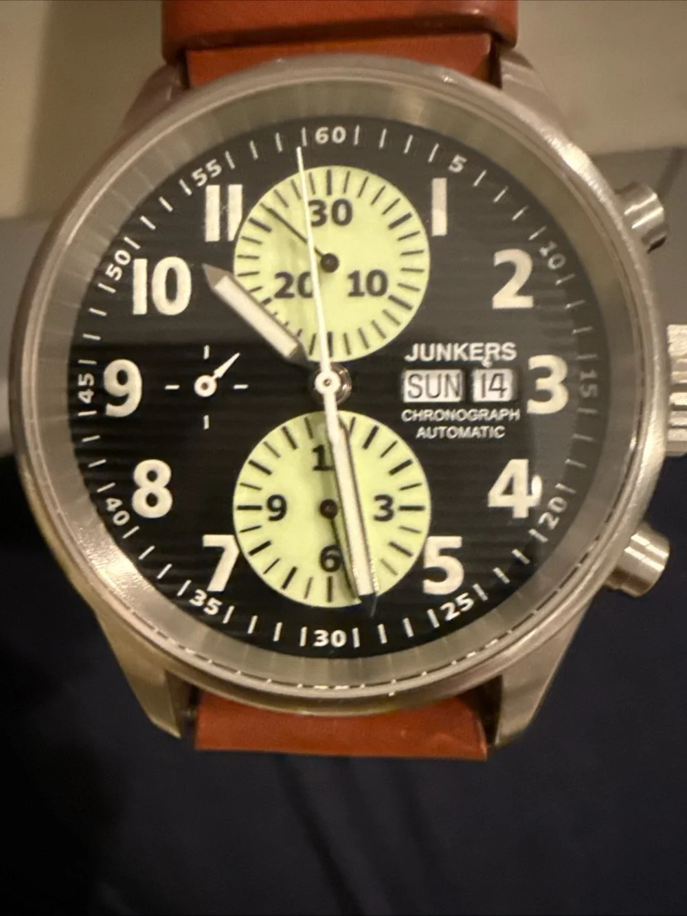Junkers Lufthansa JU52 6224-2 Automatic Chronograph ETA 7750 Watch